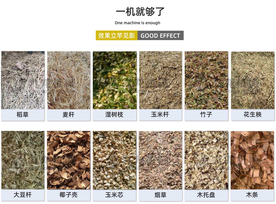 稻（dào）草秸稈粉碎機出料大小可調（diào）