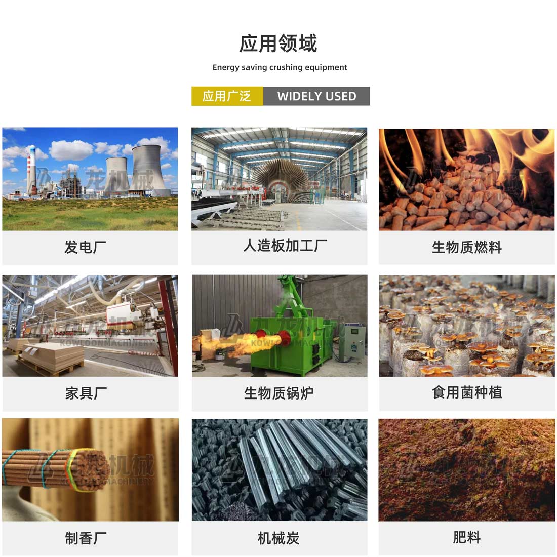 木材削片（piàn）機應用領域