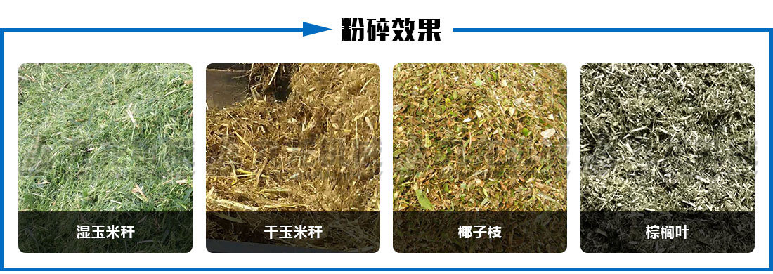 秸秆青贮粉碎机（jī）粉碎效果